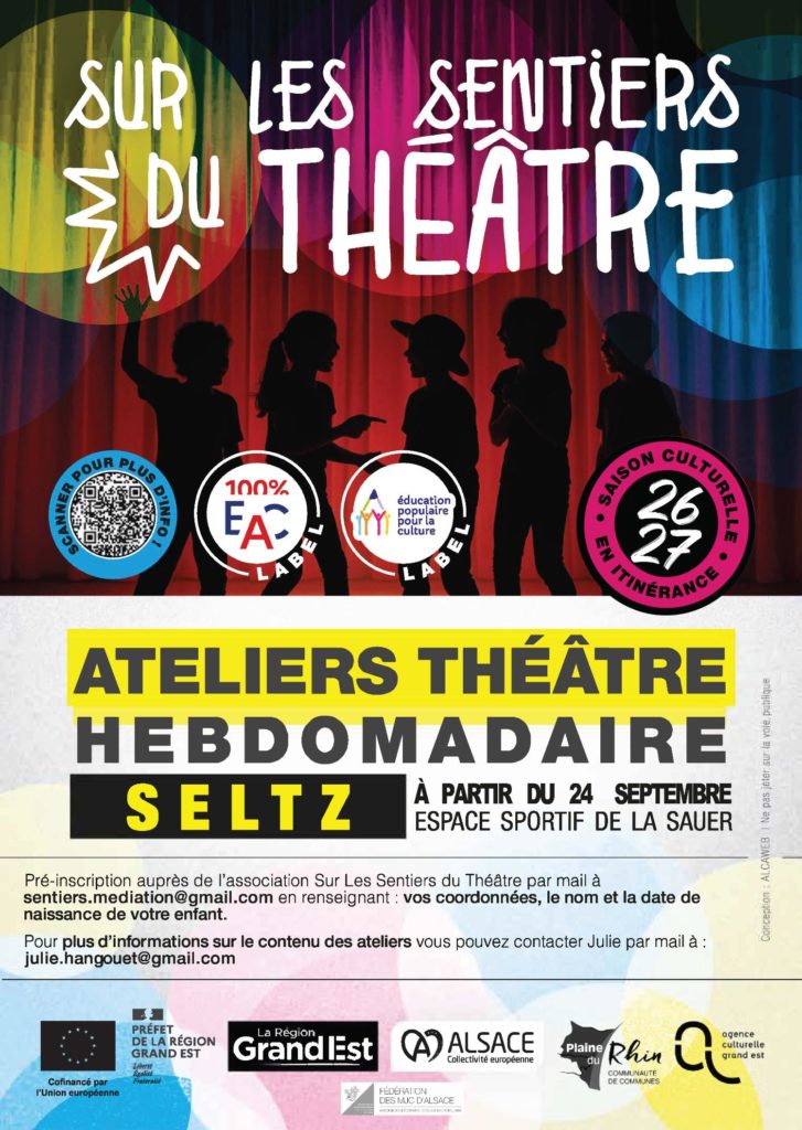 ATELIERS THÉÂTRE HEBDOMADAIRE SELTZ